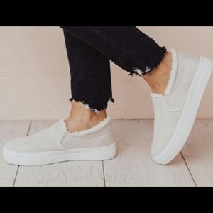 NWOT Neutral Slip On Sneakers